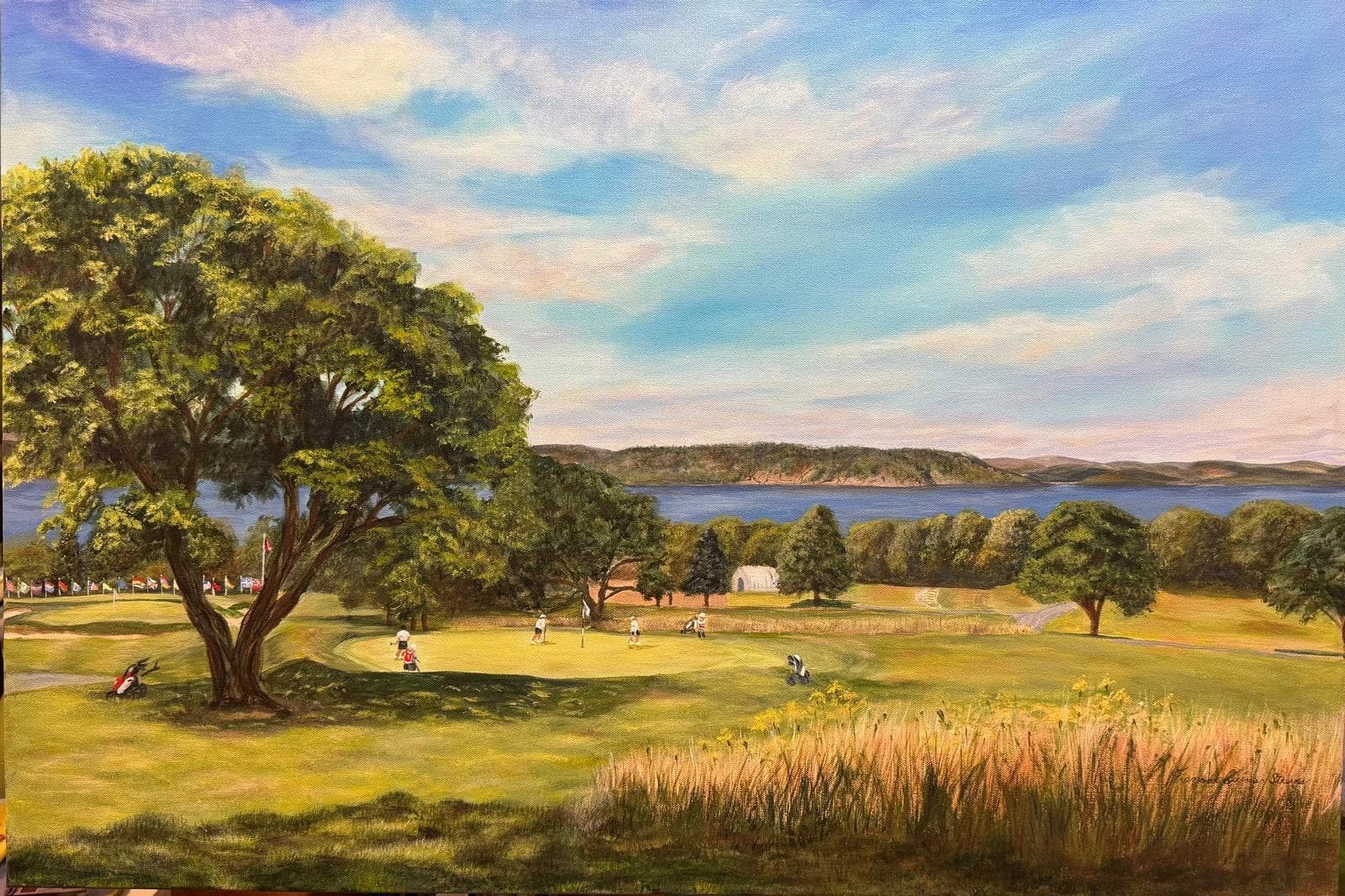 Hole 9, Sunset